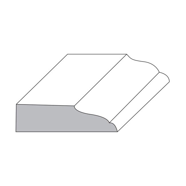 1-3/4in H x 1/2in Proj | Unfinished Polyester Resin | Flexible Made to Fit Moulding