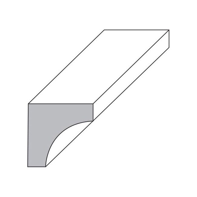 Flexible Custom Moulding 3/4in H x 3/4in Proj TWM093