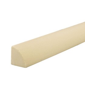 1-1/16in H x 1-1/16in Proj | Unfinished Polyester Resin | Flexible Made to Fit Quarter Round Moulding