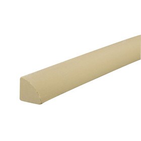 3/4in H x 3/4in Proj | Unfinished Polyester Resin | Flexible Made to Fit Quarter Round Moulding