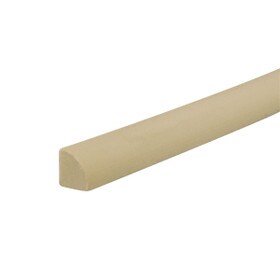 1/2in H x 1/2in Proj | Unfinished Polyester Resin | Flexible Made to Fit Quarter Round Moulding