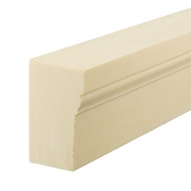 2in H x 1-1/4in Proj | Unfinished Polyester Resin | Flexible Made to Fit Casing Moulding