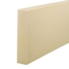 7-1/4in H x 3/4in Proj | Unfinished Polyester Resin | Flexible Made to Fit Flat Stock Moulding