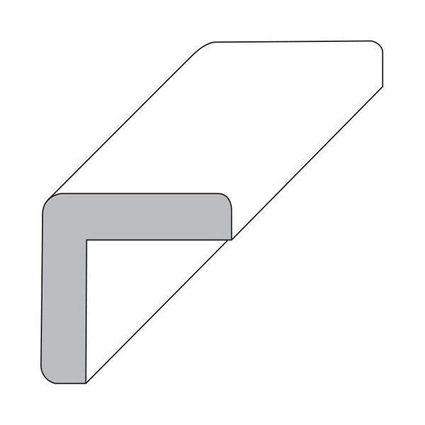 1-1/16in H x 1-1/16in Proj | Unfinished Polyester Resin | Flexible Made to Fit Outside Corner Moulding