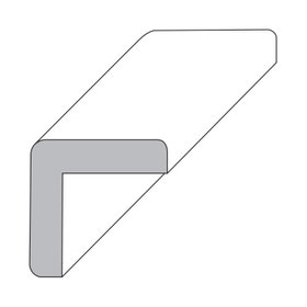 1-1/16in H x 1-1/16in Proj | Unfinished Polyester Resin | Flexible Made to Fit Outside Corner Moulding