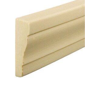 2-1/4in H x 11/16in Proj | Unfinished Polyester Resin | Flexible Made to Fit Casing Moulding | Style T-WM356