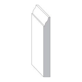 4-1/4in H | Unfinished Polyester Resin | Flexible Made to Fit Base Moulding