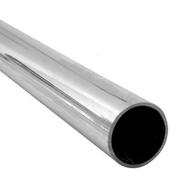 Chrome Plated 1-1/4" Outside Diameter x 6' Length x 17 Gauge Round Steel Tubing