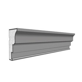 6" High x 3" Deep Traditonal Series Acrocore EPS Casing Moulding 8' Length