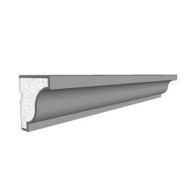 3-1/2" High x 3" Deep Acrocore EPS Cornice Moulding 8' Length