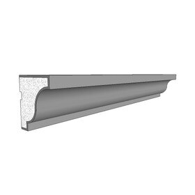 3-1/2" High x 3" Deep Acrocore EPS Cornice Moulding 8' Length