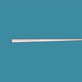 3/4" H x 7/16in Proj | White High Impact Polystyrene | Quarter Round/Shoe Moulding With Adhesive