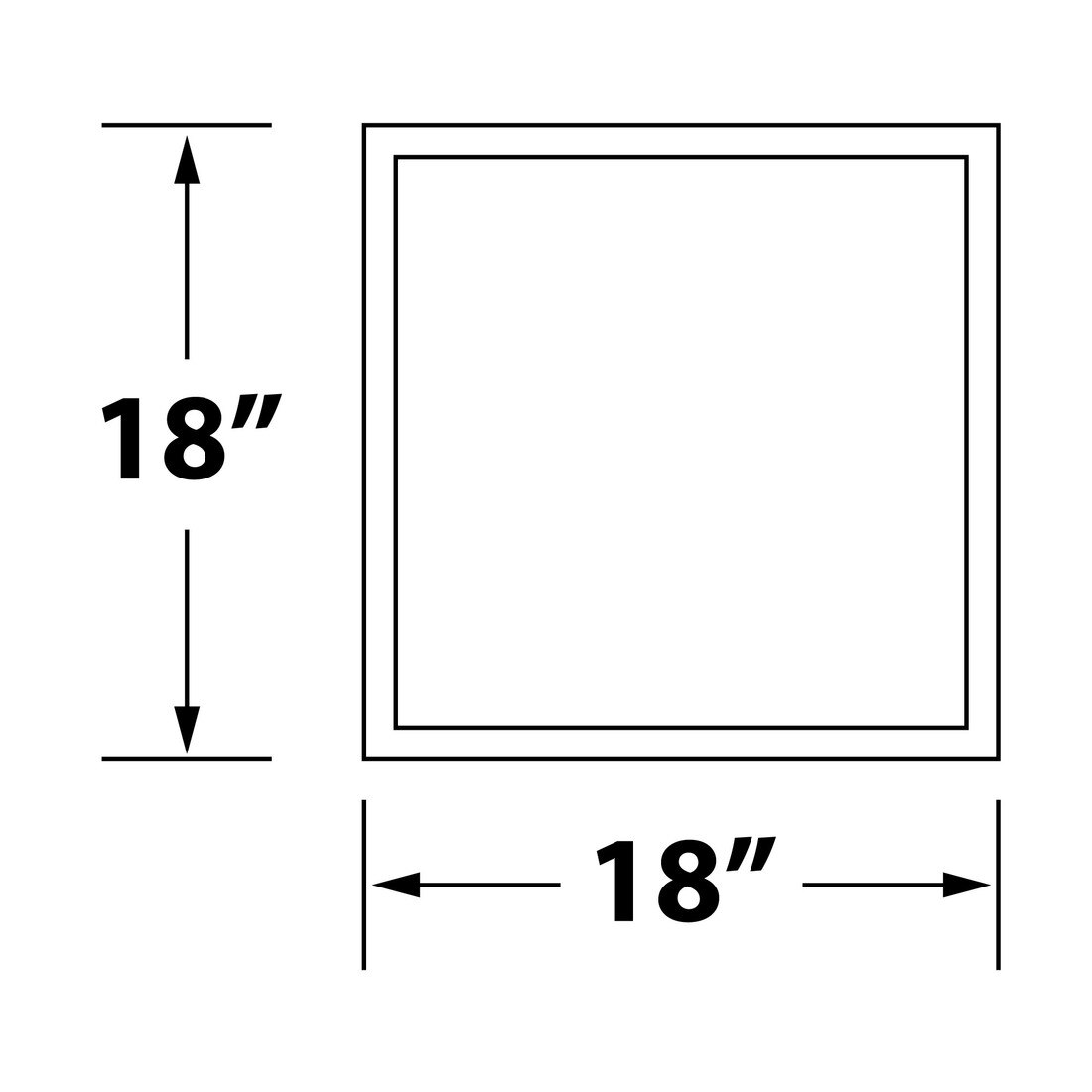 White Pre-Mitered Wall Box Panel Frame With Adhesive 1-5/8" Wide X 5/8" Projection