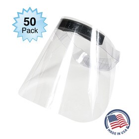Universal Face Shields | 50 Per Box