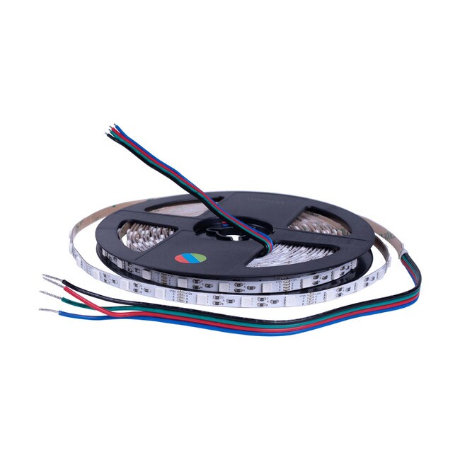 5mm Wide LED Tape Flexible Strip Lighting | RGB | Up To 200 Lumens Per Foot 12V IP20 UL | 8.25ft Roll