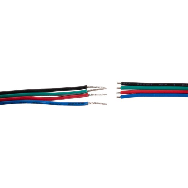 5mm Wide LED Tape Flexible Strip Lighting | RGB | Up To 200 Lumens Per Foot 12V IP20 UL | 8.25ft Roll