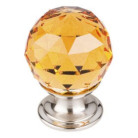 Amber Crystal Knob