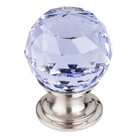 Light Blue Crystal Knob