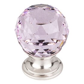 Pink Crystal Knob