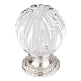 Clear Melon Crystal Knob