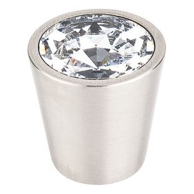 Clear Crystal Center Knob