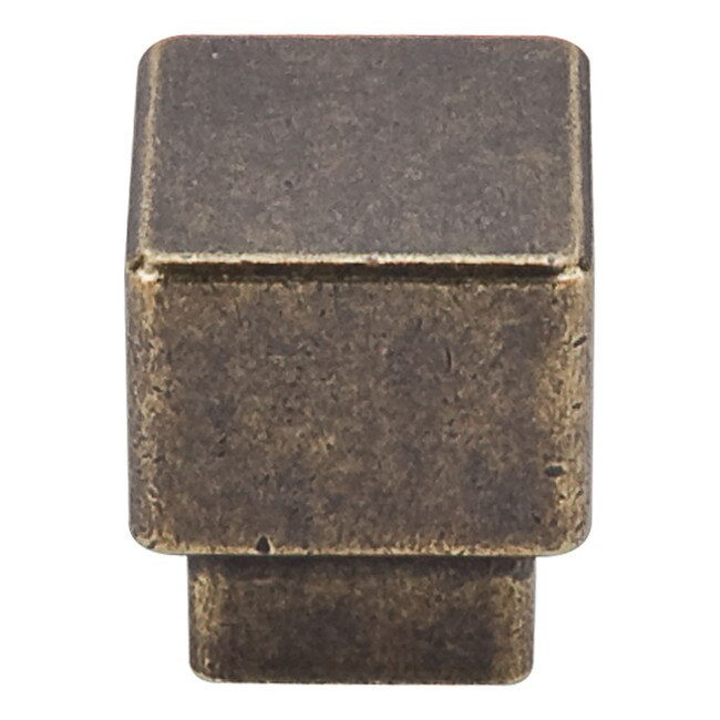 Tapered Square Knob 1" Dia. German Bronze