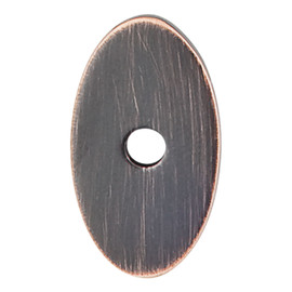 Small Oval Backplate 1-1/4" L Tuscan Bronze