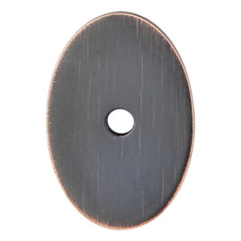 Med. Oval Backplate 1-1/2" L. Tuscan Bronze
