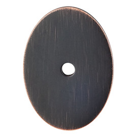 Large Oval Backplate 1-3/4" L Tuscan Bronze