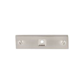 Channing Backplate 3" Brushed Satin Nickel