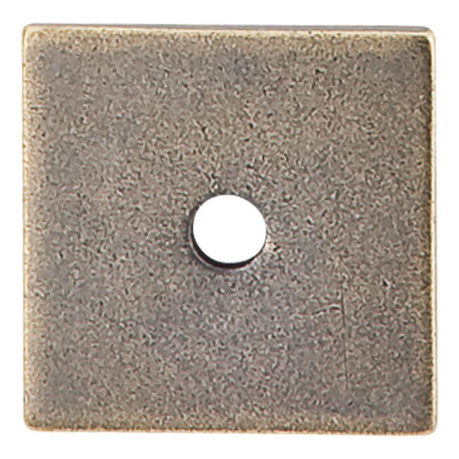 Square Backplate 1" Diameter German Bronze