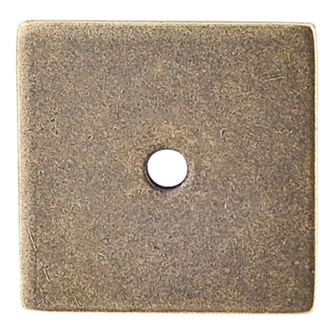 Square Backplate 1 1/4" Dia. German Bronze
