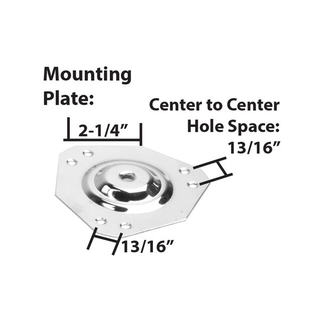 16in H x 2-3/8in Dia | Adjustable Furniture Leg