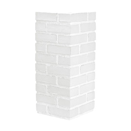 2' High x 10' Wide White Historic Brick Architectural Corner
