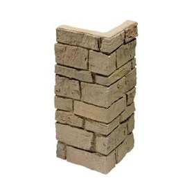 2' High x 10" Wide Natural Gray Stonewall Corner