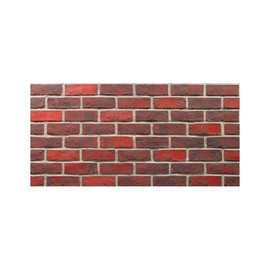 2ft H x 4ft W | Polyurethane | Rustic Brick | Standad Faux Stone Panel