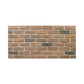 2' High x 4' Wide Colonial Tan Rustic Brick Polyurethane Standard Faux Stone Panel