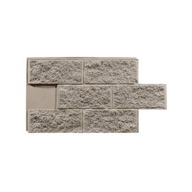 4' High x 2' Wide High Density Polyurethane Split Face Block Interlocking Faux Stone Panel