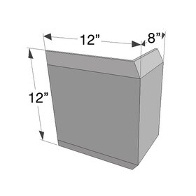 12" Square x 8" Deep Traditional Series Acrocore EPS Quoin