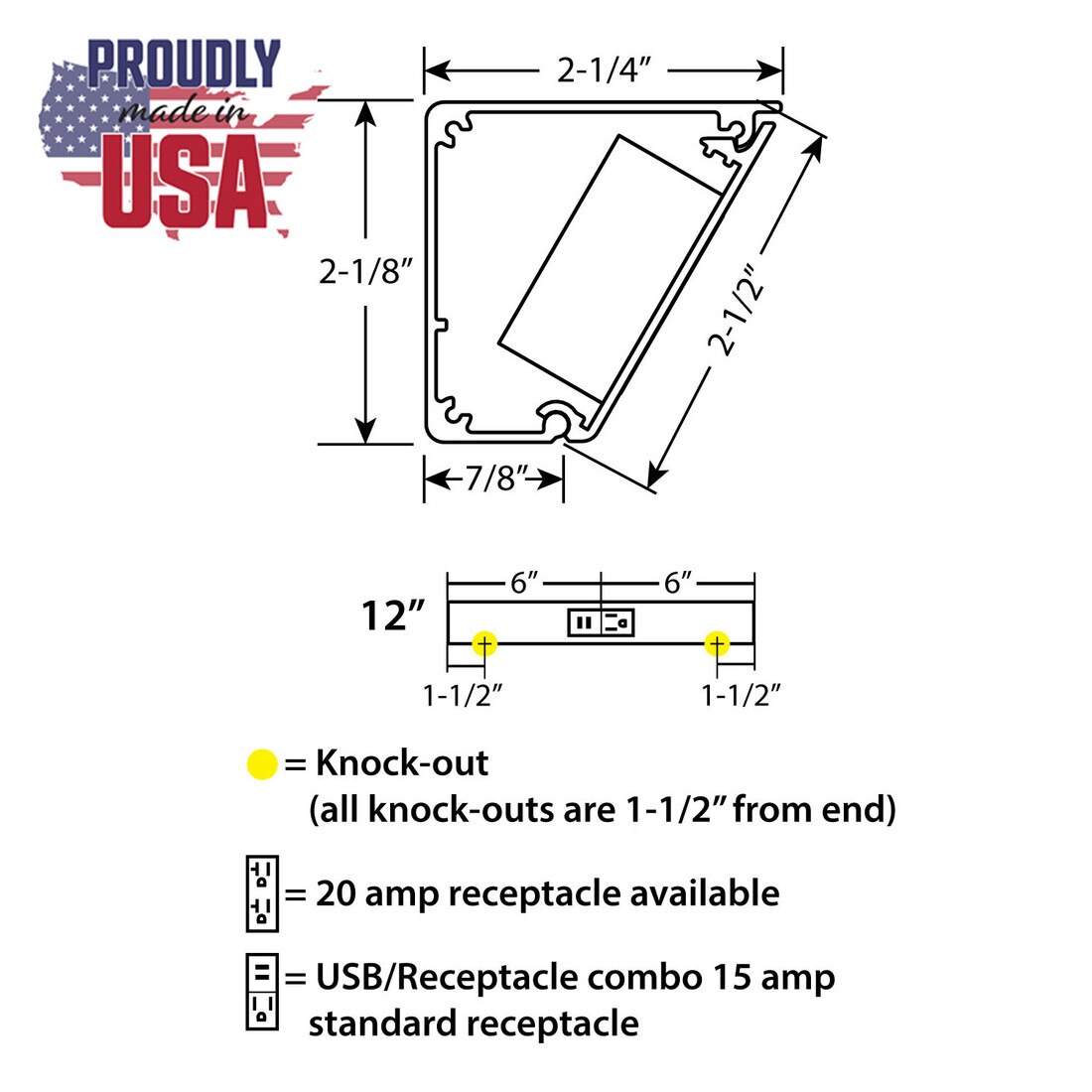 TRU-12-WH-CO