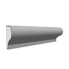 7" High x 4-3/4" Deep European Series Acrocore EPS Sill Moulding 8' Length | TS-2039 Series