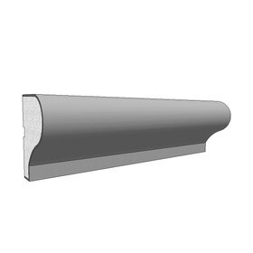 7" High x 4-3/4" Deep European Series Acrocore EPS Sill Moulding 8' Length | TS-2039 Series