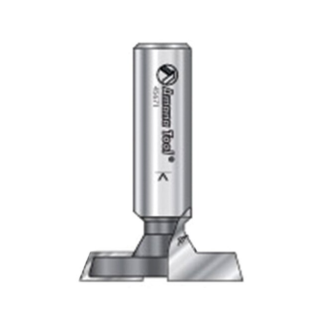 "Slatwall Router Bit, Bevel Edge Carbide Tipped 2 Flute"