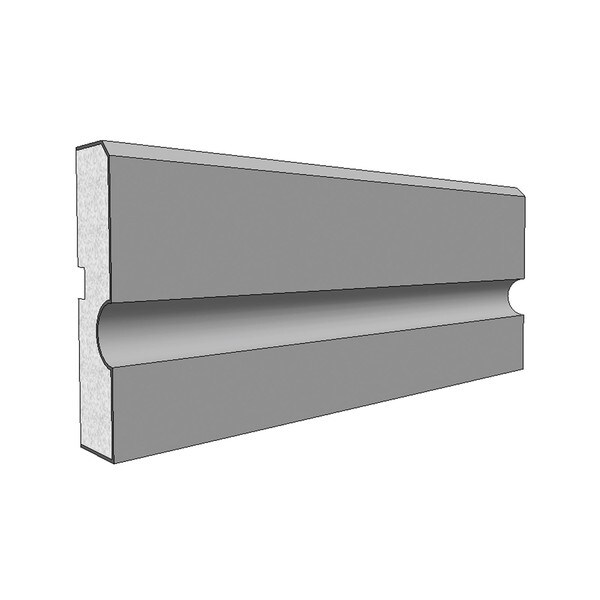 10" High x 2-1/2" Deep Traditional Series Acrocore EPS Water Table Moulding 8' Length