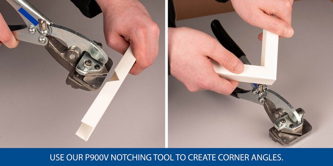 1/2in | White UV Stabilized Rigid PVC | U Channel Moulding