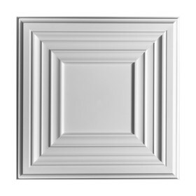 Laminated Rigid Vinyl Ceiling Tile | 2ft x 2ft | Bistro Pattern