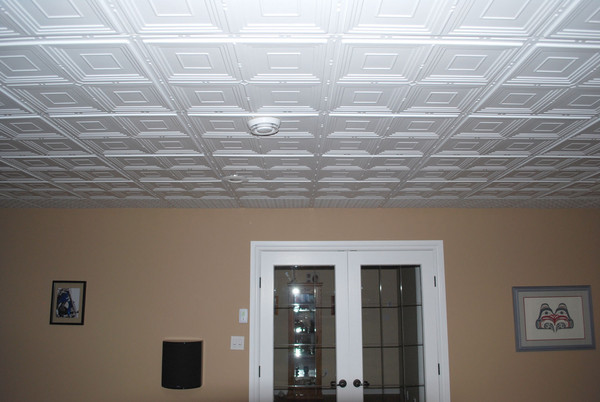 Laminated Rigid Vinyl Ceiling Tile | 2ft x 2ft | Jackson Pattern