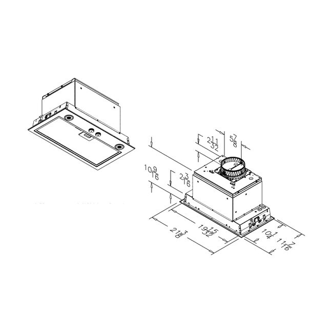 400 CFM Manual Ventilator for Range Hoods
