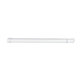 18in-30in White 1-1/8" Heavy Duty Metal Locking Expandable Closet Rod