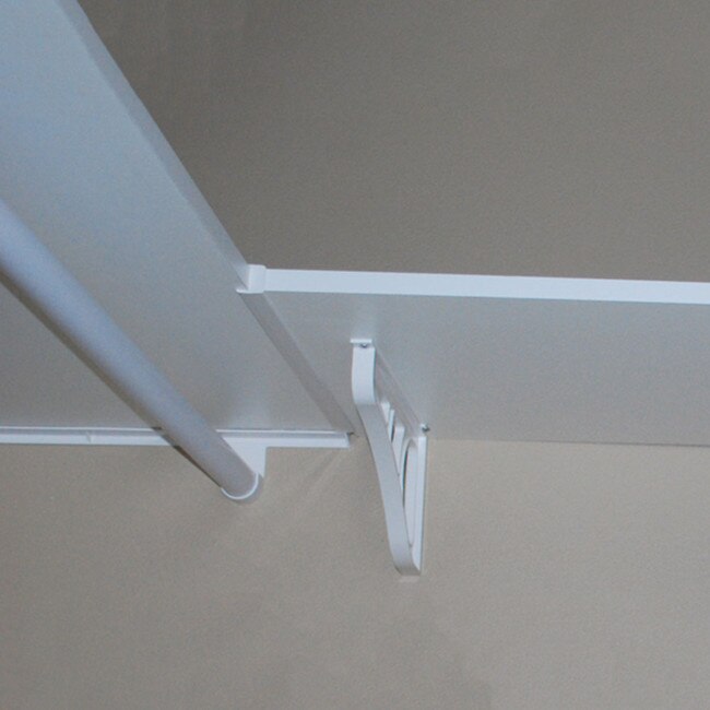 3/4" White Shelf Joiner 16"